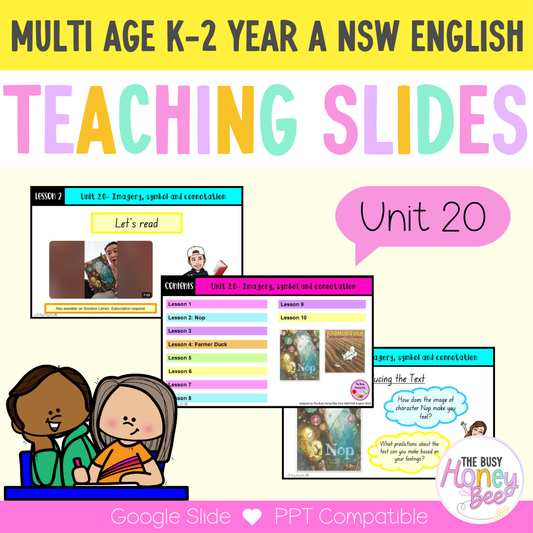 Multi Age Year A Unit 20 Imagery, symbol and connotation English Teaching Slides