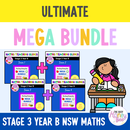 Stage 3 Year B Ultimate Maths Teaching Slides Mega Bundle