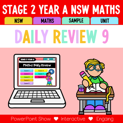 Stage 2 Year A Australian | NSW Math Daily Review | Warm-Up Unit 9