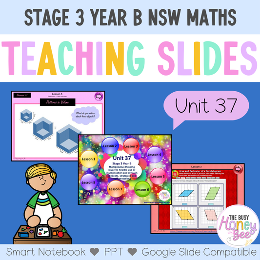 Stage 3 Year B Unit 37 Maths Teaching Slides