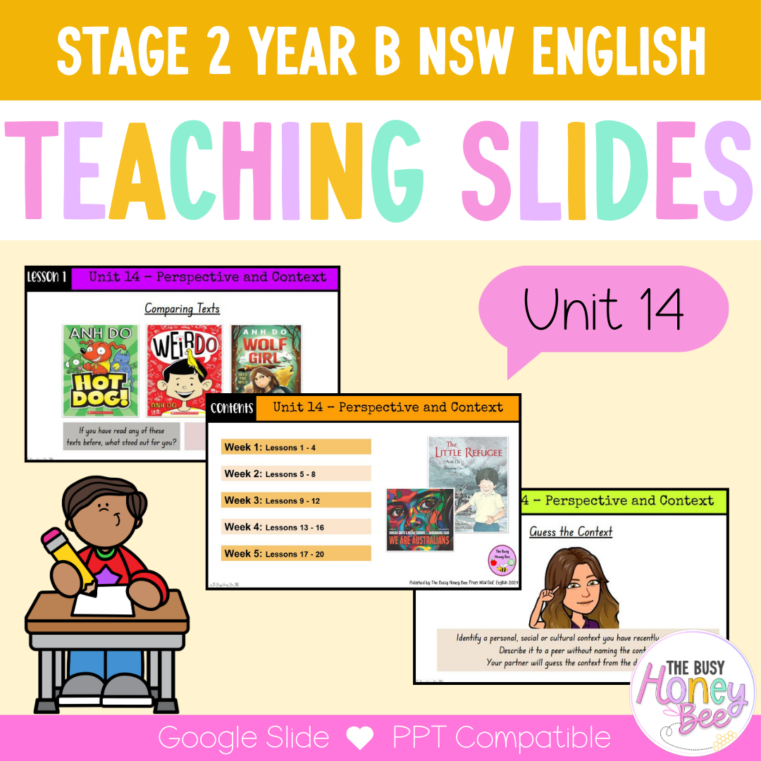 Stage 2 Year B Unit 14 Perspective and Context English Teaching Slides