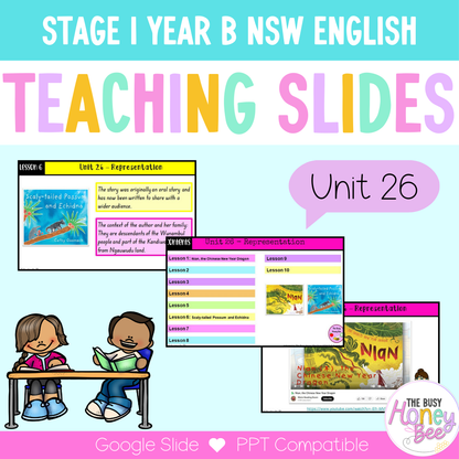 Stage 1 Year B Term 2 English Teaching Slides Mega Bundle