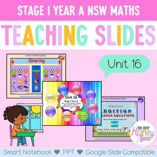 Stage 1 Year A Unit 16 Maths Teaching Slides