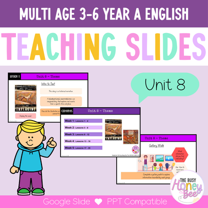 Multi Age 3-6 Year A Unit 8 Theme English Teaching Slides