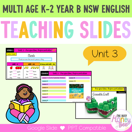 Multi Age Year B Unit 3 Perspective; Representation English Teaching Slides