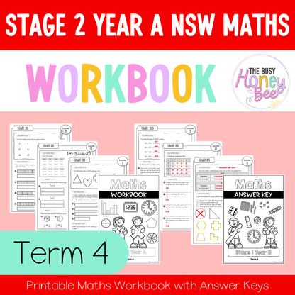 Stage 2 Year A NSW Maths Workbook Term 4