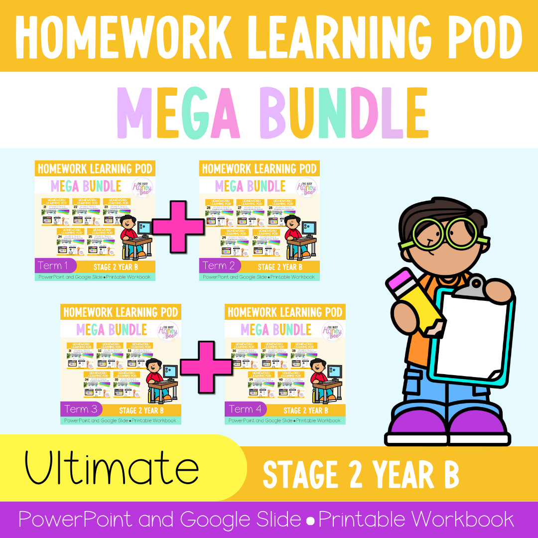 Stage 2 Year B Homework/Learning Pods Ultimate Mega Bundle