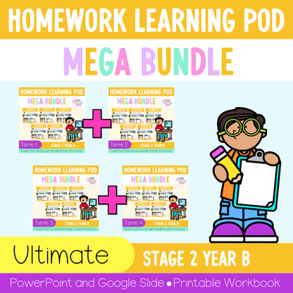 Stage 2 Year B Homework/Learning Pods Ultimate Mega Bundle