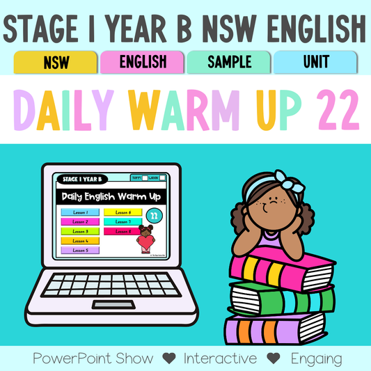 Stage 1 Year B English Daily Warm Up Unit 22