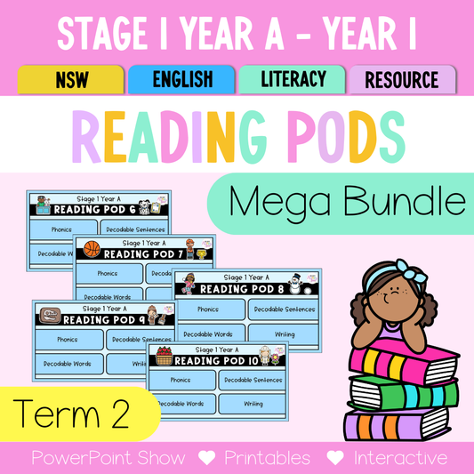 Stage 1 Year A - Year 1 Reading Pod Term 2 Mega Bundle