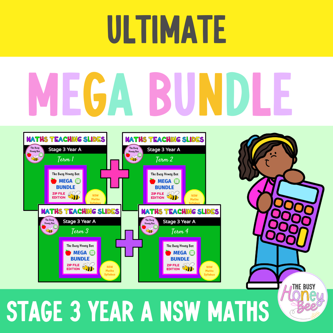 Stage 3 Year A Ultimate Maths Teaching Slides Mega Bundle