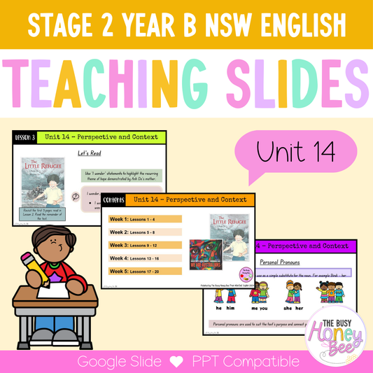 Stage 2 Year B Unit 14 Perspective and Context English Teaching Slides