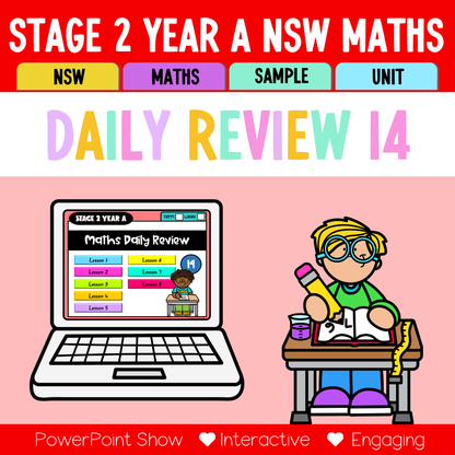 Stage 2 Year A Australian | NSW Math Daily Review | Warm-Up Unit 14
