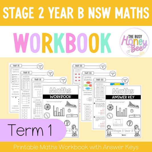 Stage 2 Year B NSW Maths Workbook Term 1