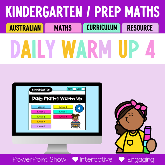 Kindergarten/Prep Australian | Math Daily Review | Warm-Up 4