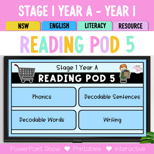 Stage 1 Year A - Year 1 Reading Pod 5 - i, y, igh, ie, i-e