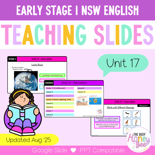 Early Stage 1 Unit 17 NSW Narrative English Teaching Slides