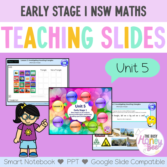 Early Stage 1 Unit 5 Maths Teaching Slides