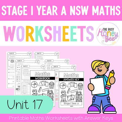Stage 1 Year A NSW Maths Worksheets Unit 17