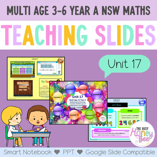 Multi Age 3-6 Year A Unit 17 Maths Teaching Slides