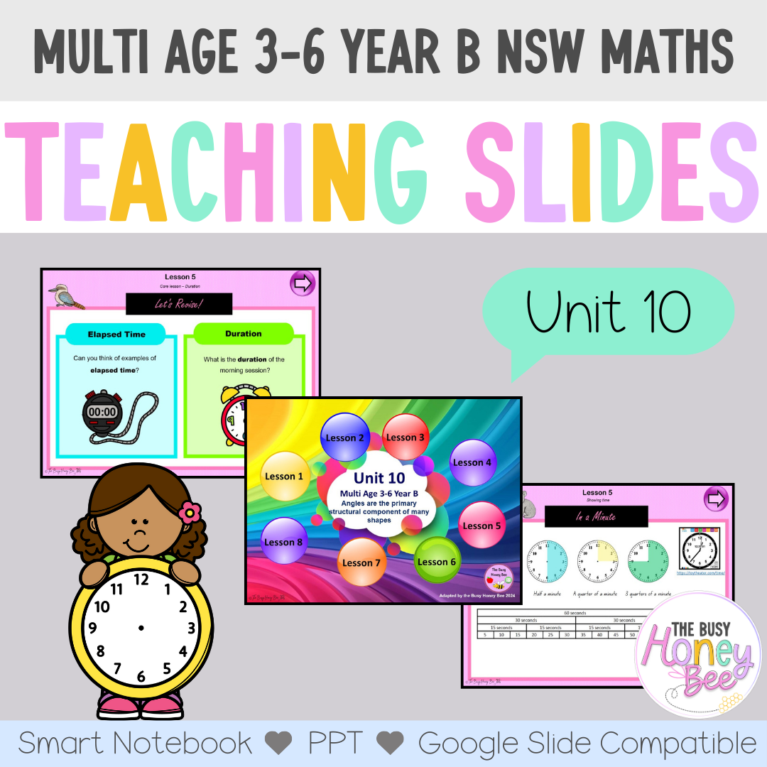 Multi Age 3-6 Year B Unit 10 Maths Teaching Slides