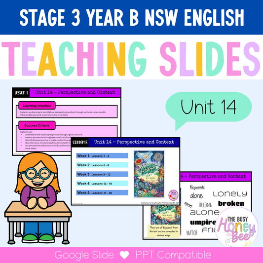 Stage 3 Year B Unit 14 Perspective and Context English Teaching Slides