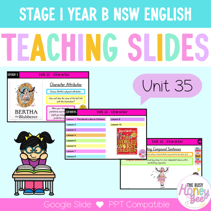 Stage 1 Year B Unit 35 NSW Character English Teaching Slides