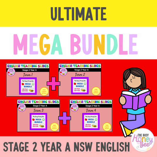 Stage 2 Year A Ultimate English Teaching Slides Mega Bundle