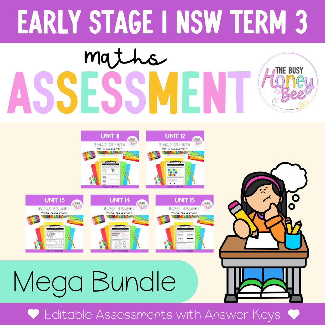 ULTIMATE Early Stage 1 Maths Assessment Bundle