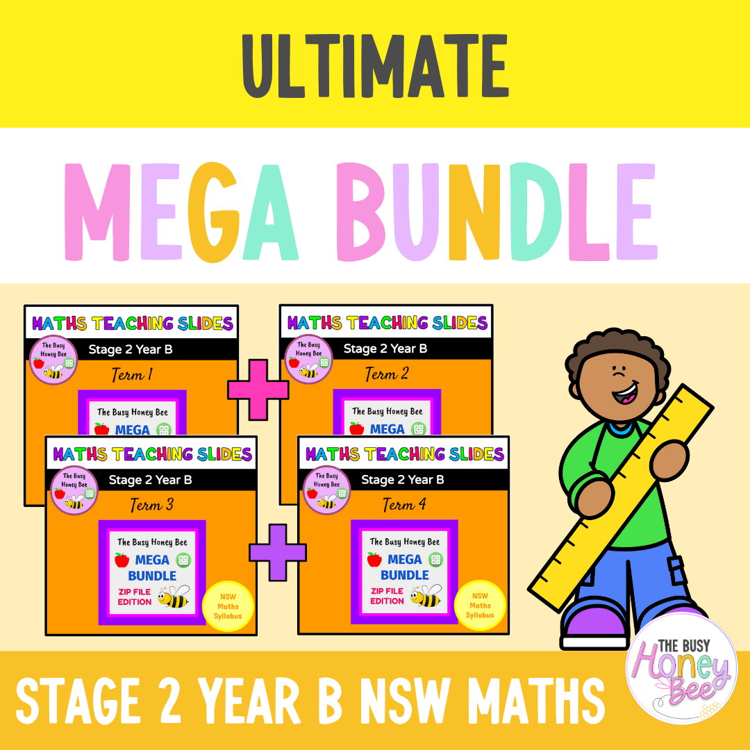 Stage 2 Year B Ultimate Maths Teaching Slides Mega Bundle