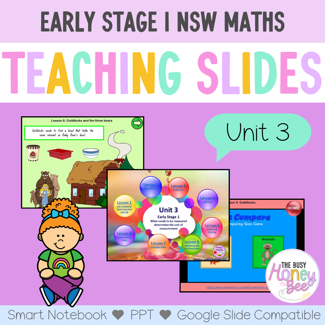 Early Stage 1 Unit 3 Maths Teaching Slides