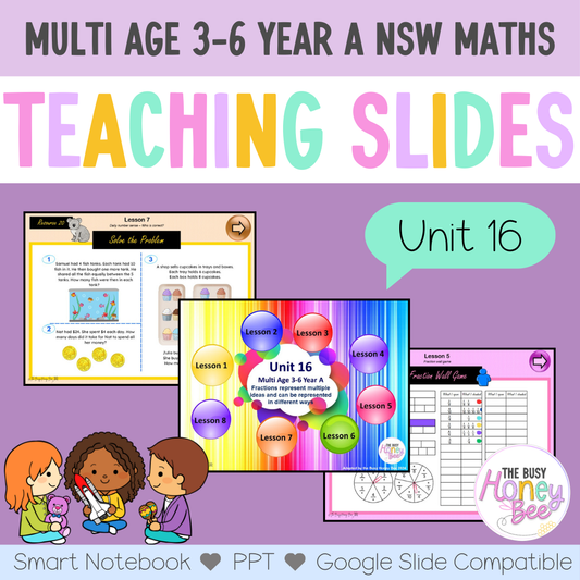 Multi Age 3-6 Year A Unit 16 Maths Teaching Slides