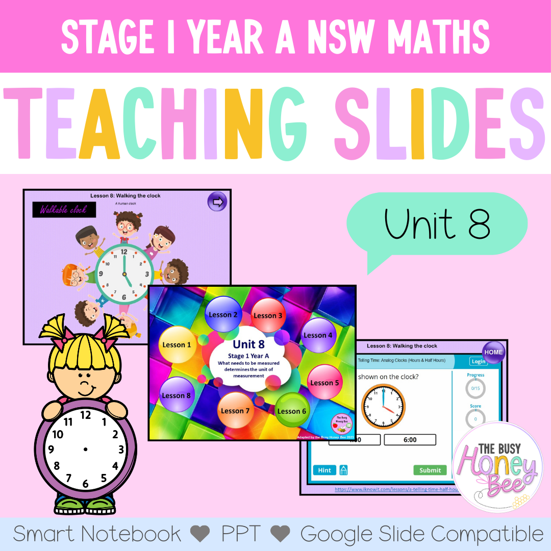 Stage 1 Year A Unit 8 Maths Teaching Slides