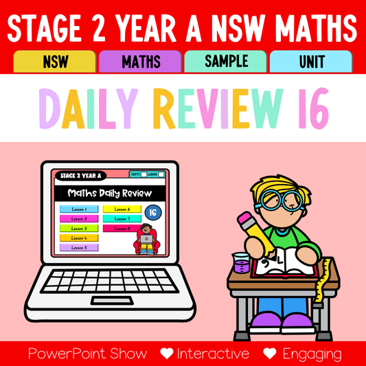 Stage 2 Year A Australian | NSW Math Daily Review | Warm-Up Unit 16