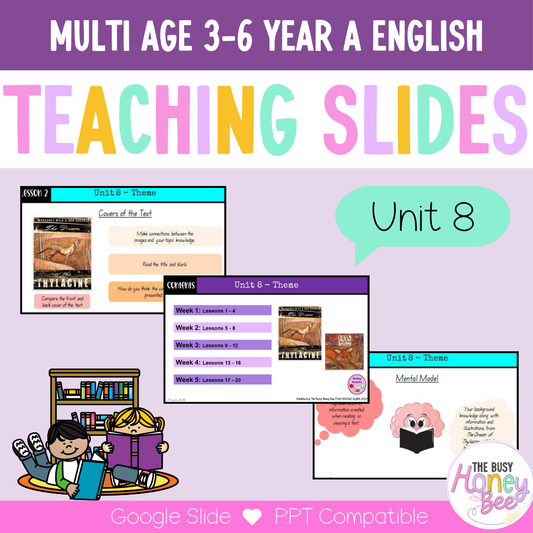 Multi Age 3-6 Year A Unit 8 Theme English Teaching Slides