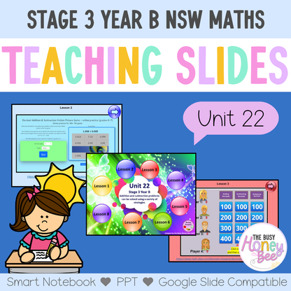 Stage 3 Year B Unit 22 Maths Teaching Slides