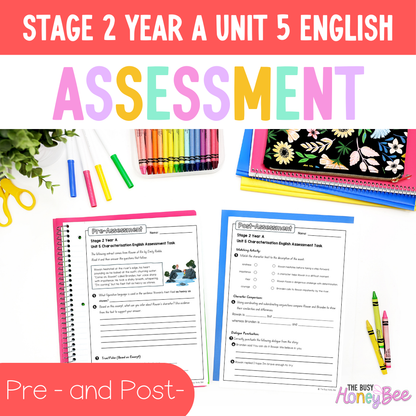 ULTIMATE Stage 2 Year A English Assessment Bundle