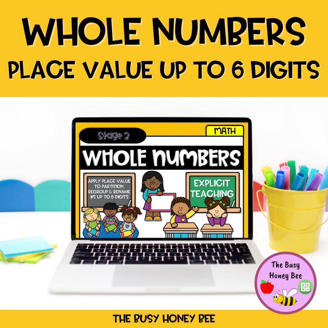 Year 4 Whole Number Place Value up to 6 digits Explicit Teaching Bundle