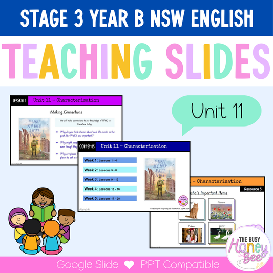 Stage 3 Year B Unit 11 Characterisation English Teaching Slides