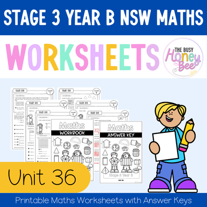 Stage 3 Year B NSW Maths Worksheets Unit 36