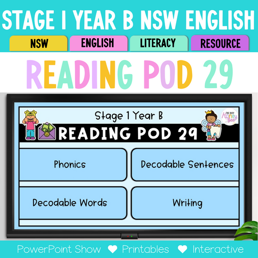 Stage 1 Year B - Year 2 Reading Pod 29 - g, gue, gh, gu