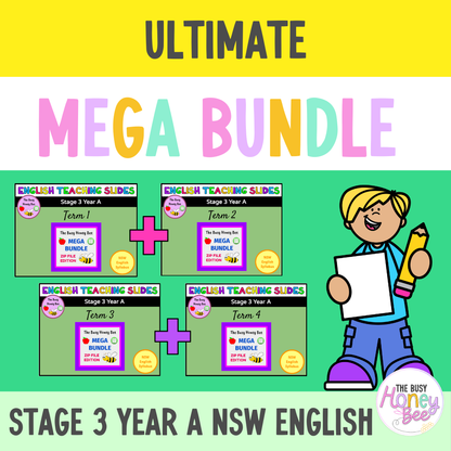 Stage 3 Year A Ultimate English Teaching Slides Mega Bundle