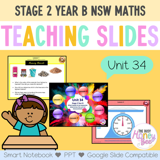 Stage 2 Year B Unit 34 Maths Teaching Slides