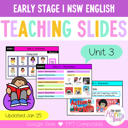 Early Stage 1 Term 1 English Teaching Slides Mega Bundle