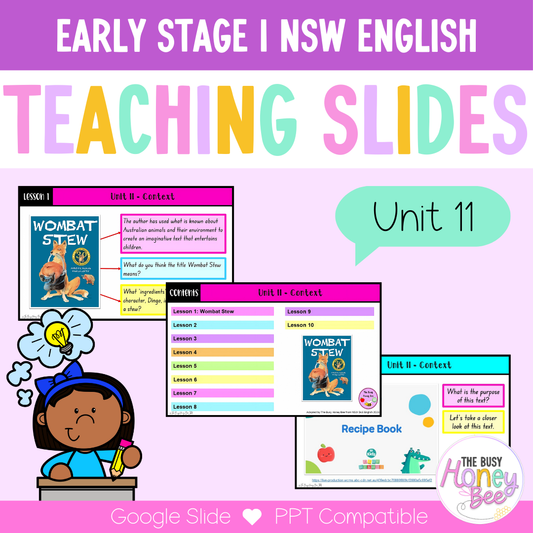 Early Stage 1 Unit 11 Context English Teaching Slides