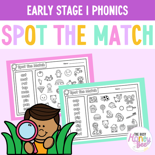 Spot the Match: Early Stage 1 Phonics