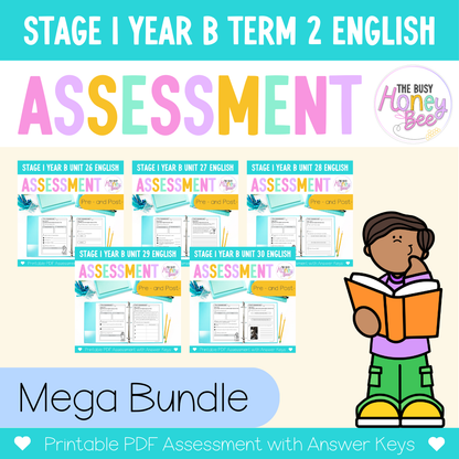 Stage 1 Year B NSW English Assessment Term 2 Mega Bundle