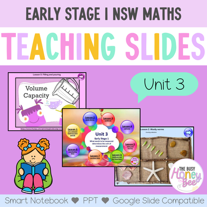 Early Stage 1 Unit 3 Maths Teaching Slides