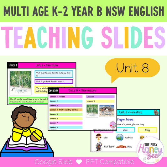 Multi Age Year B Unit 8 Narrative English Teaching Slides