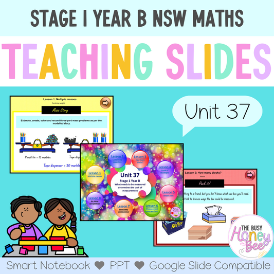 Stage 1 Year B Unit 37 Maths Teaching Slides